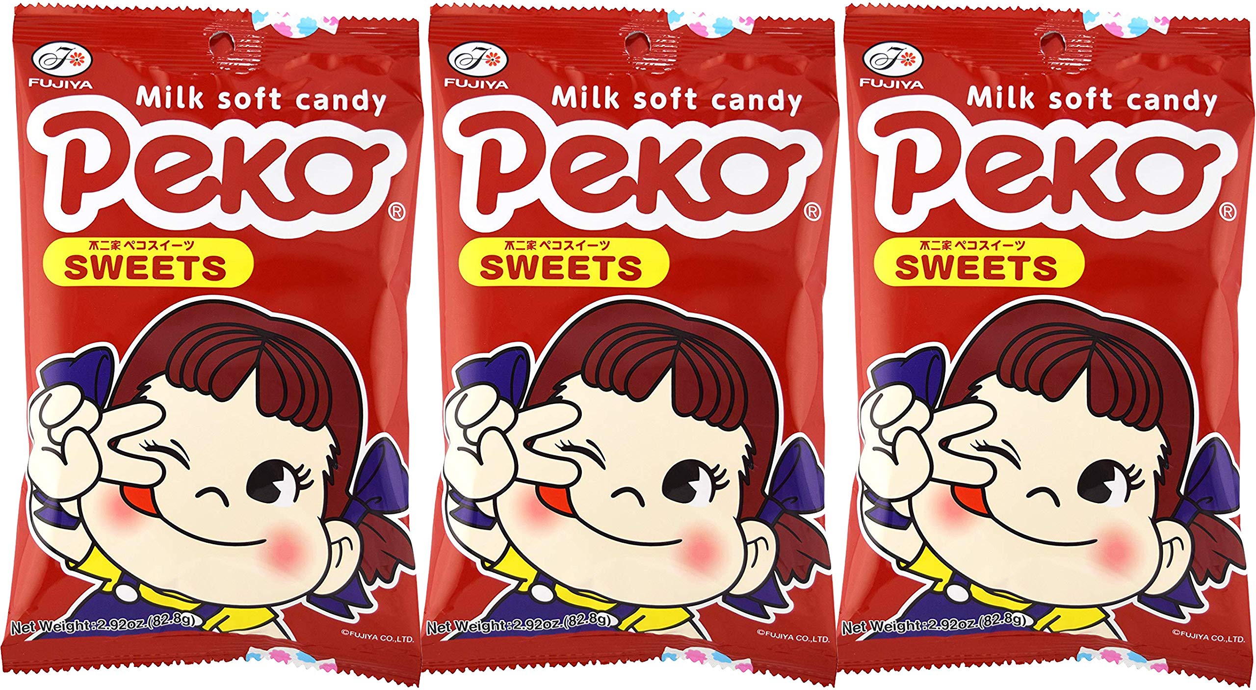 Amazon.com : Fujiya Peko Sweets 2.92oz (3 Pack) : Grocery